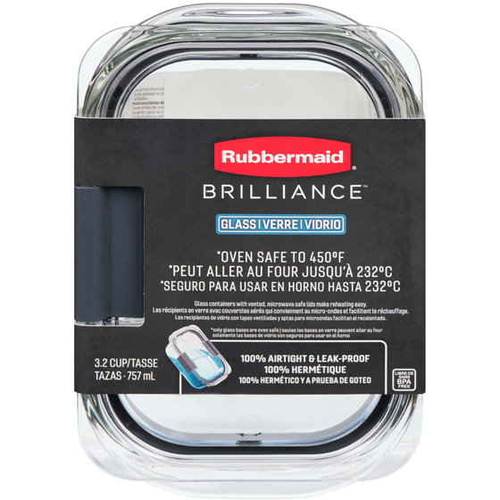 Rubbermaid Brilliance Food Storage Container 1 ea, $17.00/1ea