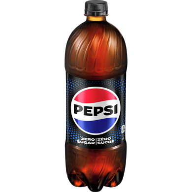 Pepsi Zero 1 l, $0.20/100ml