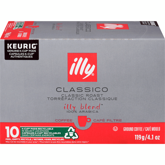 Illy Classico Ground Coffee Classic Roast 119 g, $14.28/100g