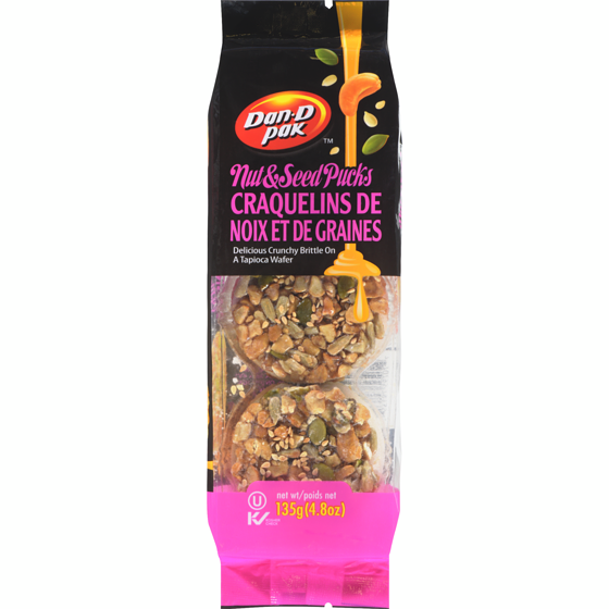 Dan D Pak Craquelins noix et de graines 135 g, 2,96 $/100g
