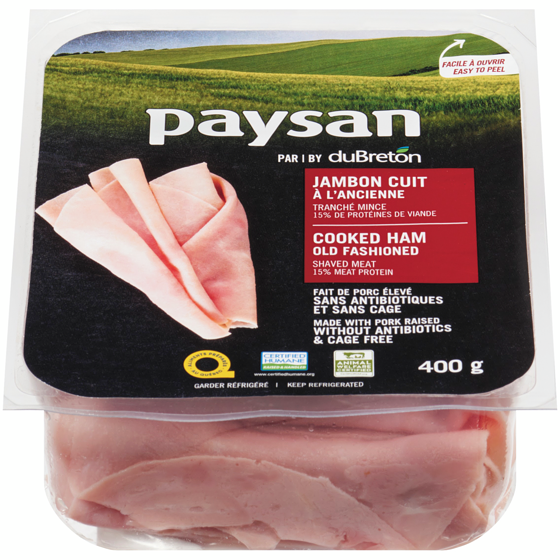 Paysan Jambon cuit à l'ancienne 400 g, 3,37 $/100g