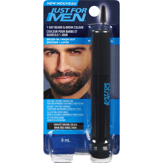 Just For Men 1-Day Beard & Brow Colour Darkest Brown / Black 9 ml, $244.33/100ml