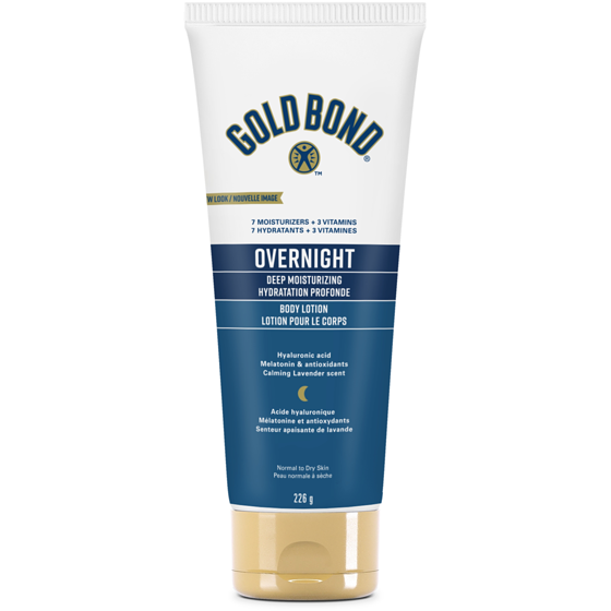 Gold Bond Overnight Hydratation profonde lotion pour le corps, senteur lavande 116 g, 12,06 $/100g
