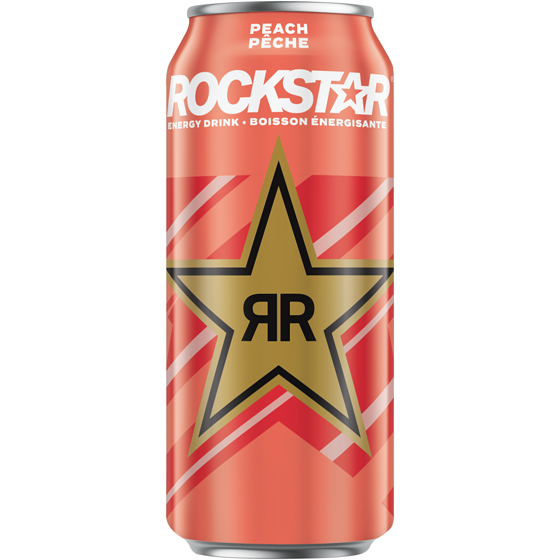 Rockstar Punched Pêche 473 ml, 0,84 $/100ml