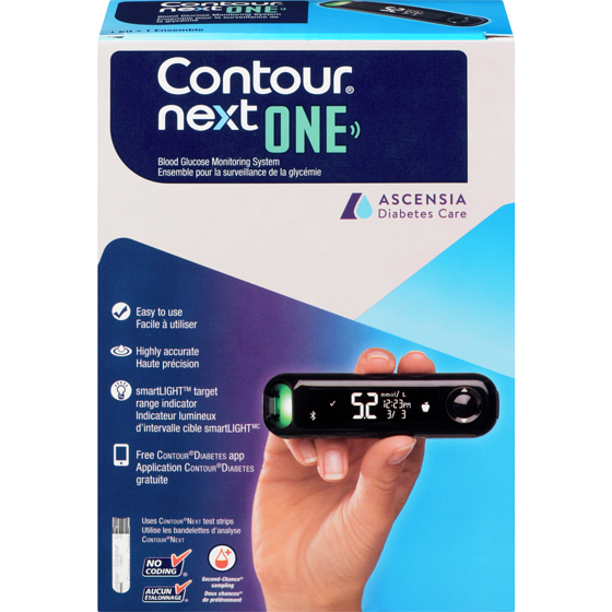 Contour Next One Blood Glucose Monitoring System 1 ea, $44.99/1ea