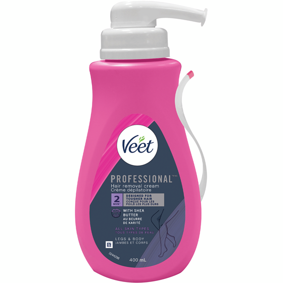 Veet Professional™ Hair Removal Cream, Pump with Spatula 400 ml, $5.38/100ml