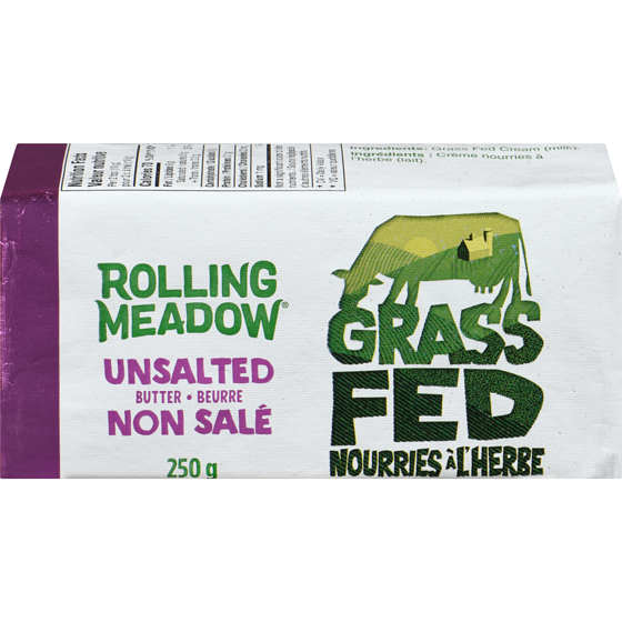 Rolling Meadow Beurre non salé 250 g, 3,00 $/100g