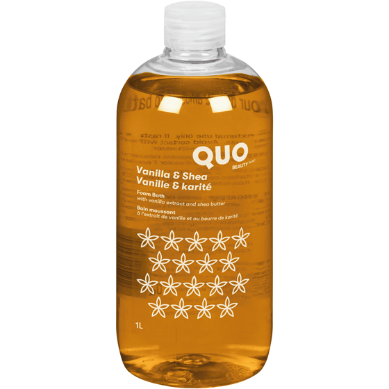 Quo Beauty Foam Bath, Vanilla & Shea 1 ea, $6.00/1ea