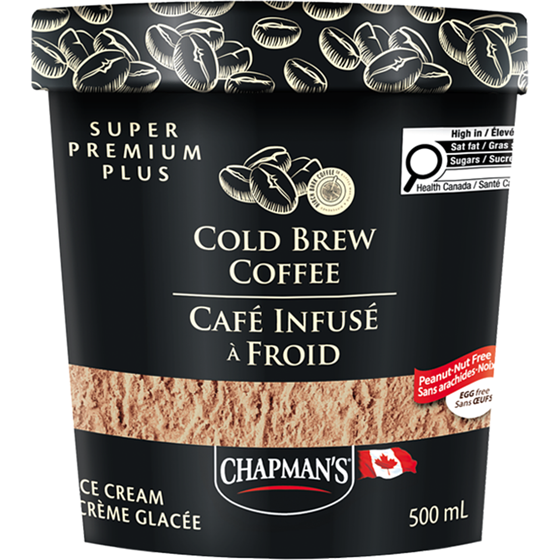 Chapmans Super Premium Plus Ice Cream Cold Brew Coffee 500 ml, $1.20/100ml