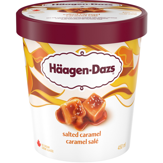 Haagen Dazs Salted Caramel Ice Cream 450 ml, $1.22/100ml