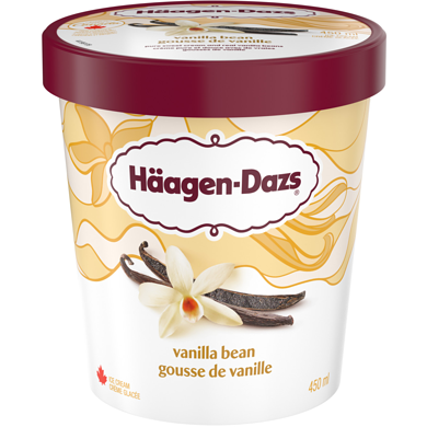 Haagen Dazs Vanilla Bean Ice Cream 450 ml, $1.11/100ml