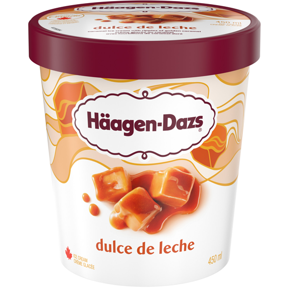 Häagen-Dazs Crème Glacée Md Dulce De Leche 450 ml, 1,22 $/100ml