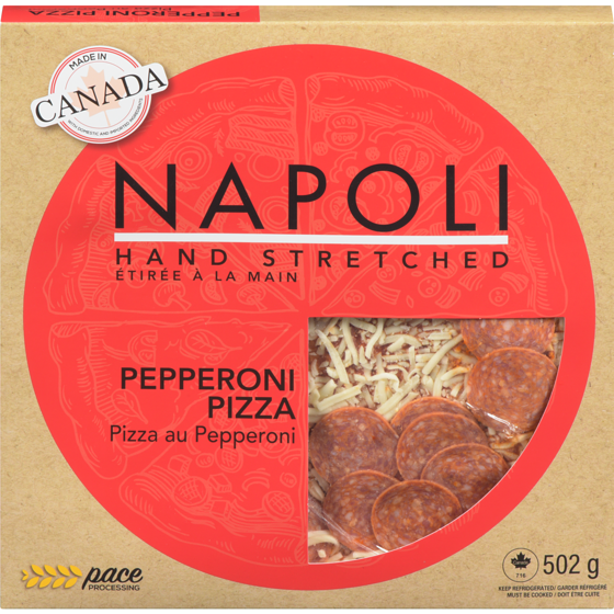 null Pepperoni Pizza Hand Stretched 502 g, $1.20/100g