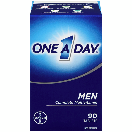 One A Day Multivitamins for Men, Tablets 90 ea, $0.18/1ea