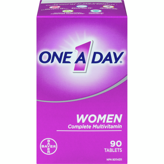 One A Day Multivitamins for Women, Tablets 90 ea, $0.18/1ea