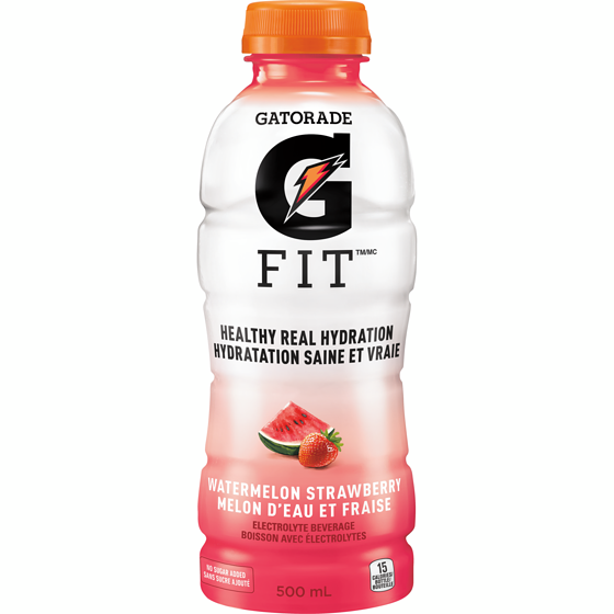 Gatorade GFIT Pastèque Fraise 500 ml, 0,70 $/100ml