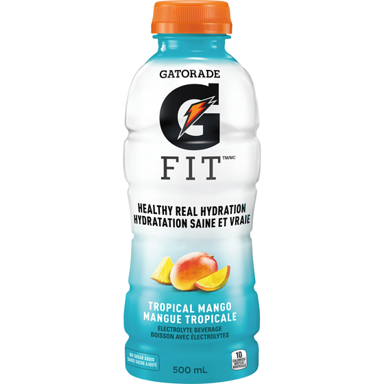Gatorade Boisson électrolyte Fit mangue tropicale 500 ml, 0,70 $/100ml