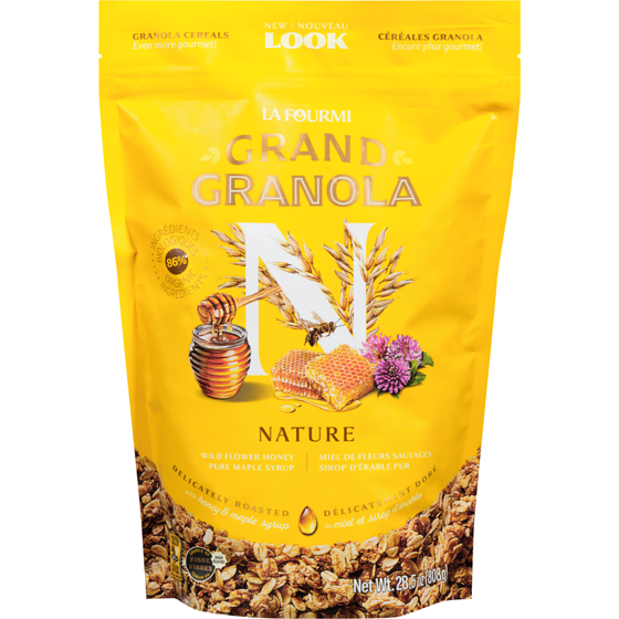Fourmi Bionique Grand granola céréales granola nature 808 g, 1,52 $/100g