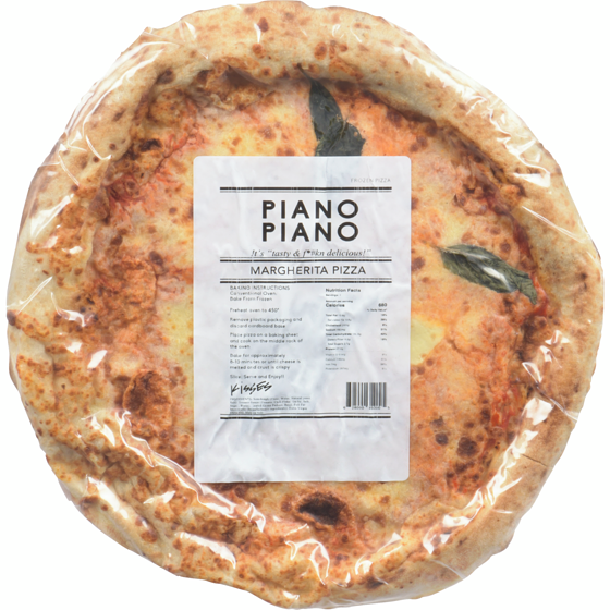 Piano Piano Frozen Pizza Margherita 474 g, $2.53/100g