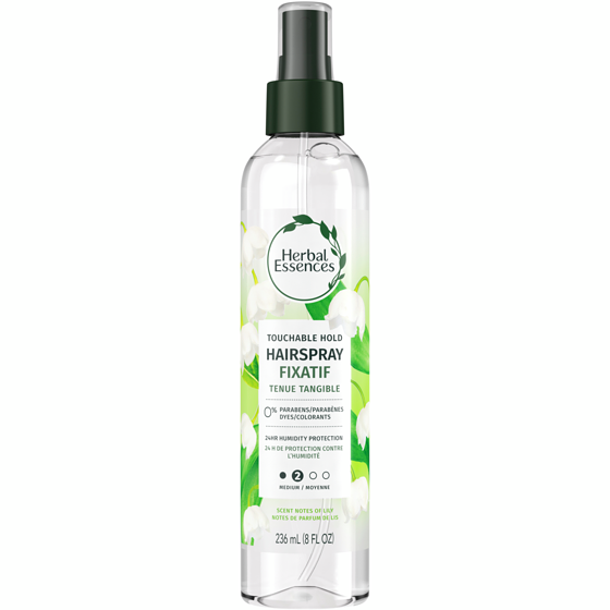 Herbal Essences Fixatif  doux au toucher, vaporisateur en atomiseur pour tous les types de cheveux, tenue 24 heures, contrôle anti-frisottis 236 ml, 3,17 $/100ml