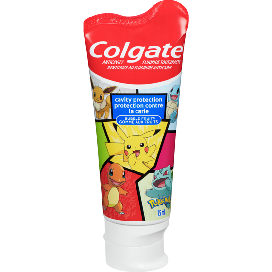 Colgate Pokémon dentifrice au fluorure anticarie gomme aux fruits 75 ml, 3,05 $/100ml