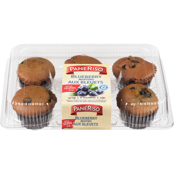 Paneriso Blueberry Muffins 372 g, $2.42/100g