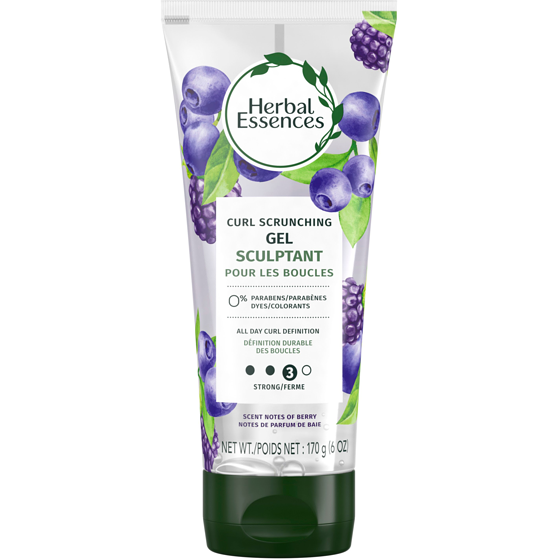 Herbal Essences Gel Curl Scrunching Strong Scent Berry Herbal Essences 170 g, $4.99/100g