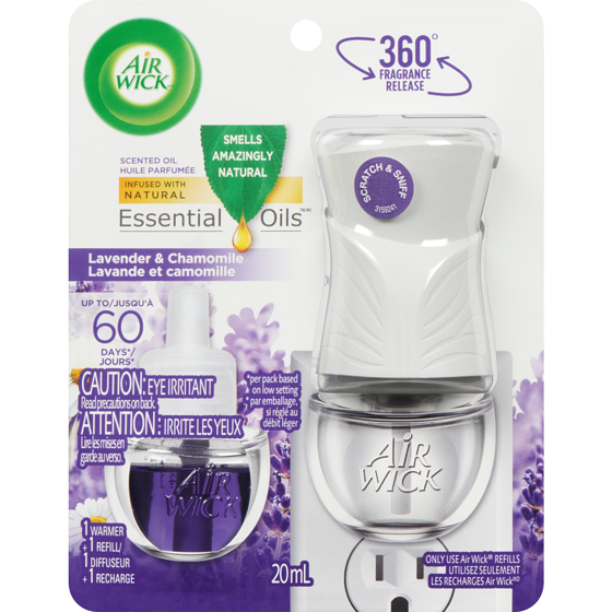 Air Wick SCENTED OIL - Kit - 1+1 Lavender & Chamomile 1 ea, $9.49/1ea