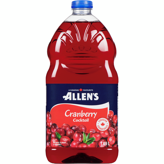 Allen's Cranberry Cocktail 1.89 l, $0.23/100ml