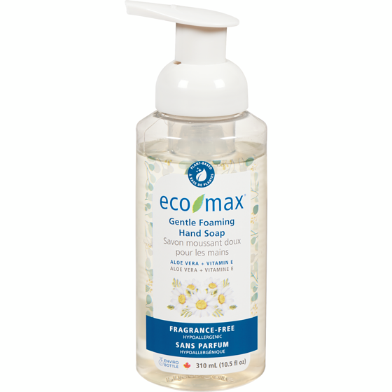 Eco-Max Savon moussant doux pour les mains sans parfum 310 ml, 1,29 $/100ml