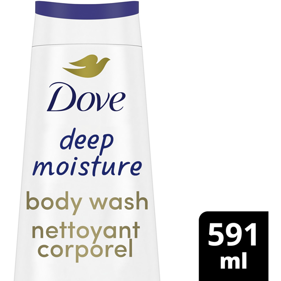 Dove Body Wash Deep Moisture 24hr Moisturizing Skin Cleanser 591 ml, $2.03/100ml