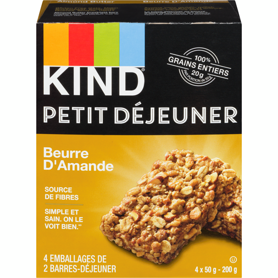 Kind Barre Petit Déjeuner Beurre d'amande 4x50.0 g, 1,50 $/100g
