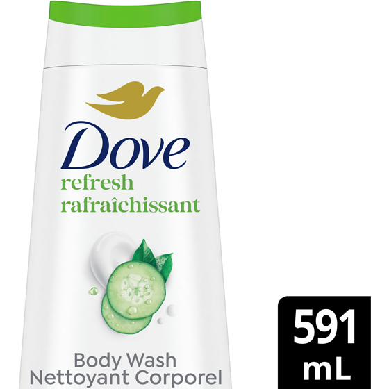 Dove Body Wash Cucumber & Green Tea  591 ml, $2.03/100ml