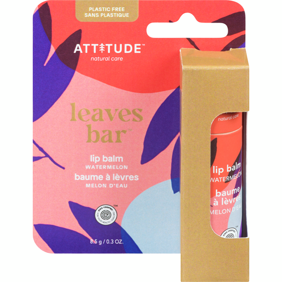 Attitude Leaves bar baume à lèvres melon d'eau 8.5 g, 70,47 $/100g
