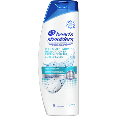 Head & Shoulders Shampooing  Hydratation en profondeur du cuir chevelu 370 ml, 2,29 $/100ml