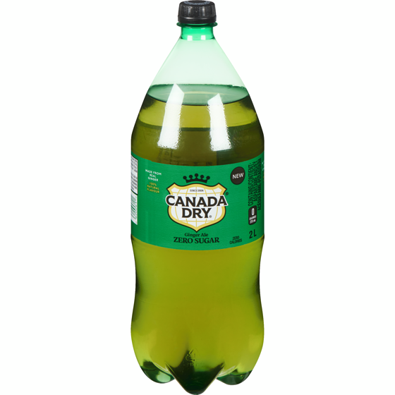 Canada Dry Ginger Ale Zero Sugar 2 l, $0.10/100ml