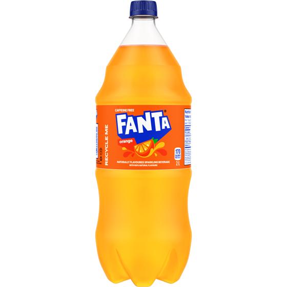 FANTA Soda Orange Bottle 2 l, $0.12/100ml