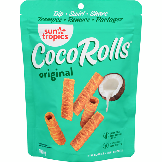 Sun Tropics Cocorolls Mini Cookies Original 100 g, $5.99/100g