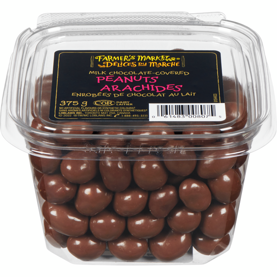 Farmer's Market Milk Chocolate-Covered Peanuts 375 g, $2.93/100g