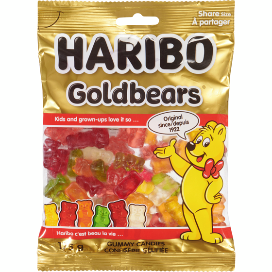 Haribo Goldbears Gummy Candies Share Size 175 g, $2.28/100g