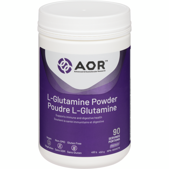 AOR L-Glutamine Powder 450 g, $12.44/100g