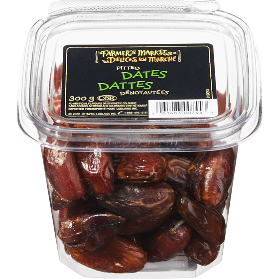 Farmer's Market Pitted Dates 300 g, $2.00/100g