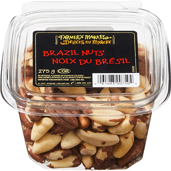 Farmer's Market Brazil Nuts 275 g, $5.82/100g