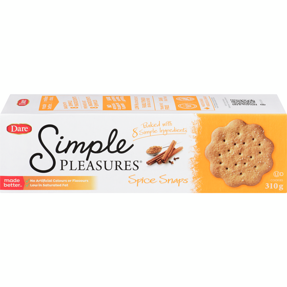 Simple Pleasures Simple Pleasures Spice Snaps Cookies 310 g, $1.45/100g