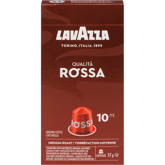 Lavazza Qualità Rossa Ground Coffee Medium Roast 55 g, $19.07/100g