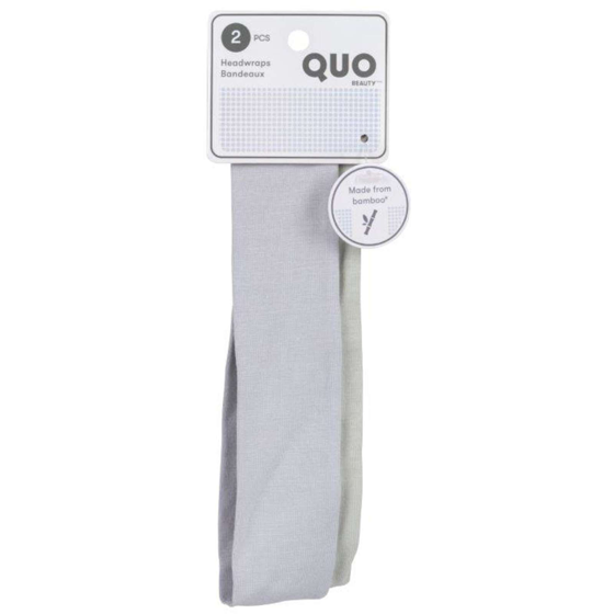 Quo Beauty Paquet de 2 bandeaux en bambou uni 2 ea, 5,00 $/1ch
