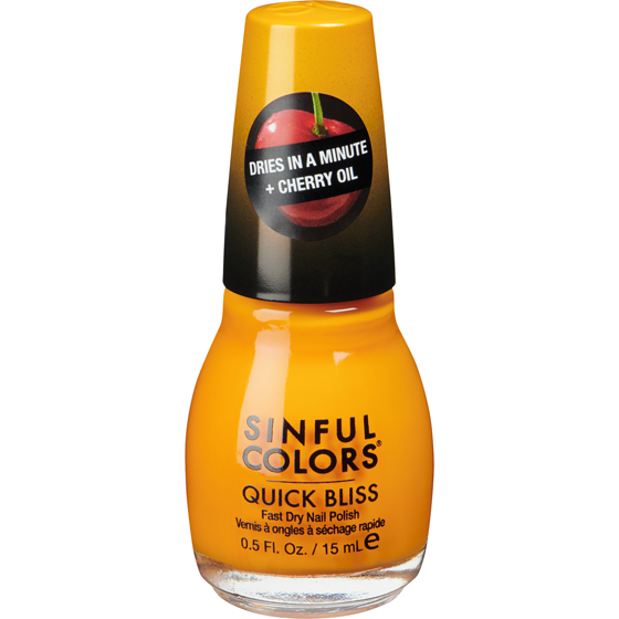 Sinful Colours Quick Bliss Fast Dry Nail Polish 2673 Hit The Spot 1 ea, $3.49/1ea
