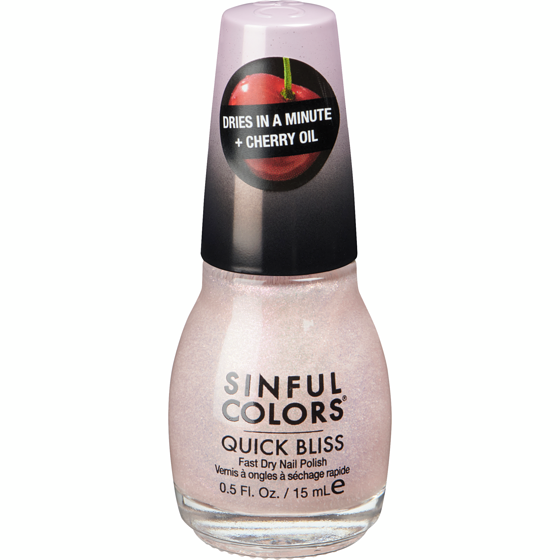 Sinful Colours Quick Bliss Fast Dry Nail Polish 2671 Ice Ice Cherry! 1 ea, $3.49/1ea