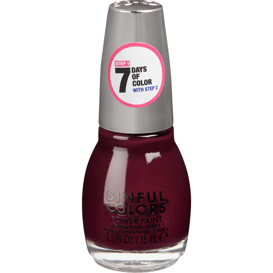 Sinful Colours Power paint vernis à ongles effet gel 2651 plum 'n' berry 1 ea, 3,49 $/1ch
