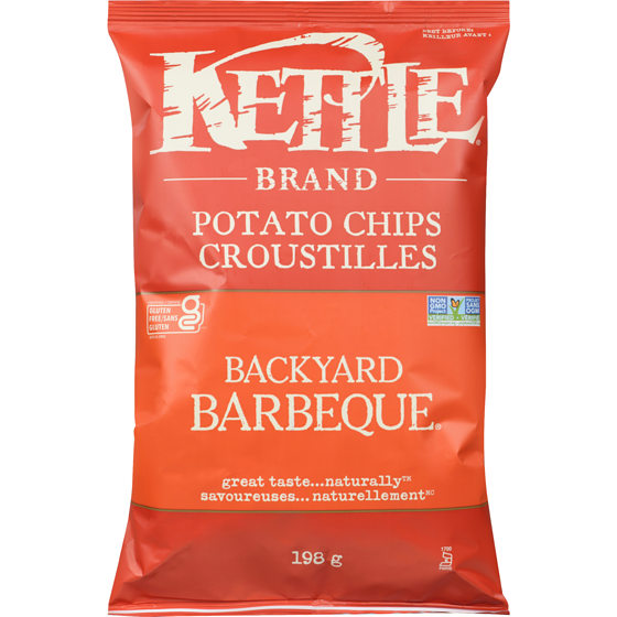 Kettle Brand Croustilles backyard barbeque 198 g, 1,52 $/100g